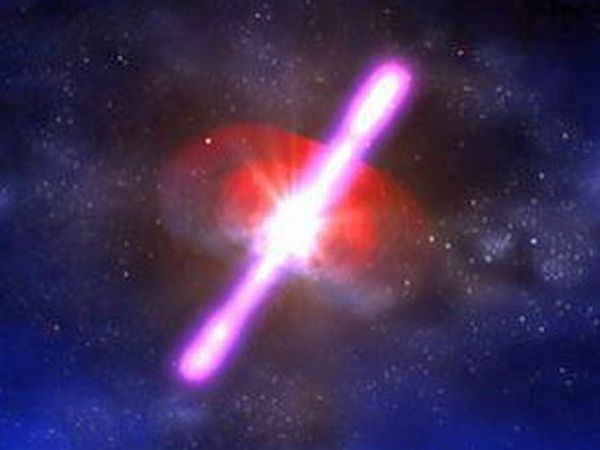 Izbruh gama žarkov je hiter, bliskovit in hitro mine. Za njim pa lahko več tednov traja zasij iz elektromagnetnega valovanja daljših valovnih dolžin, ki pokrijejo praktično ves spekter. Foto: MMC RTV SLO